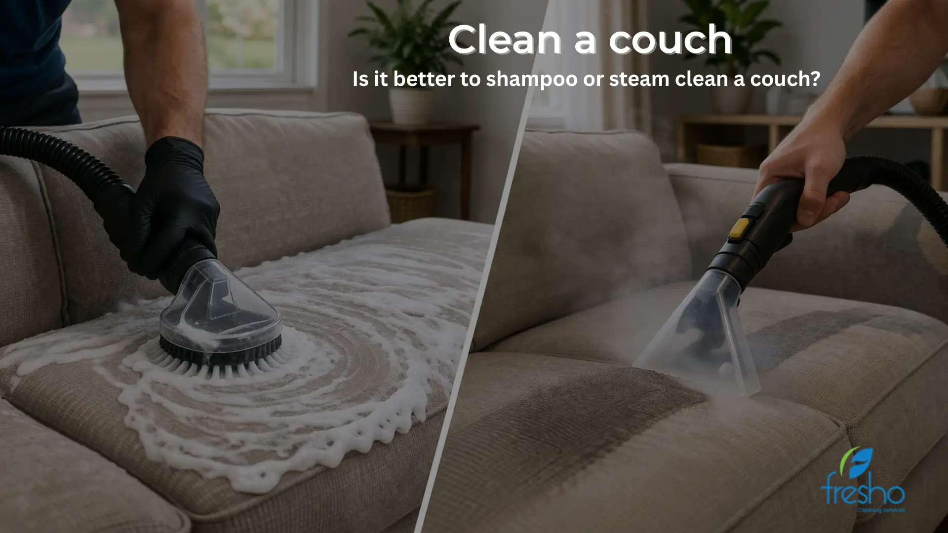 Sofa Deep Cleaning & Shampooing